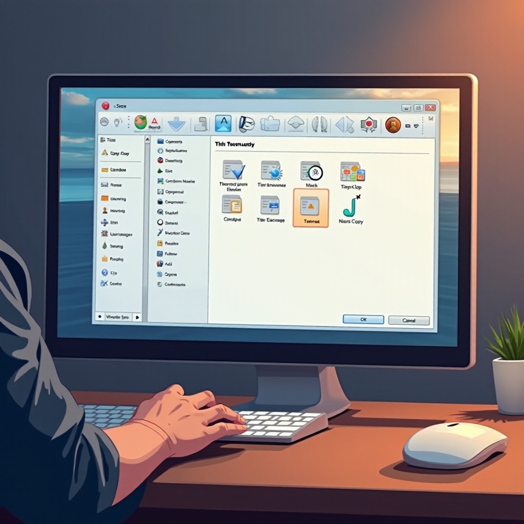 copia predeterminada de Windows en lugar de mover