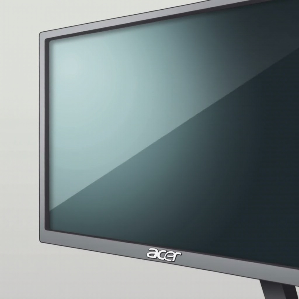 monitor acer no muestra