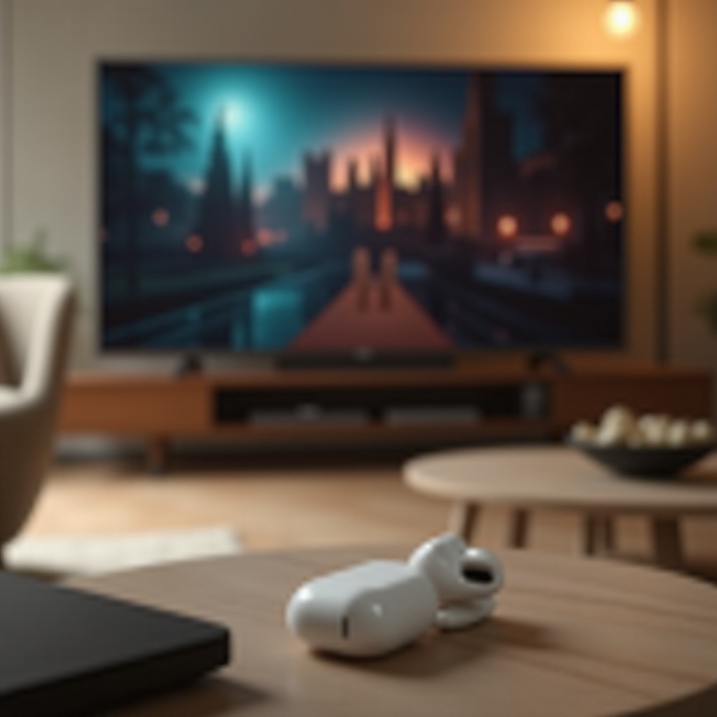 airpods подключены к телевизору Samsung, но звука нет