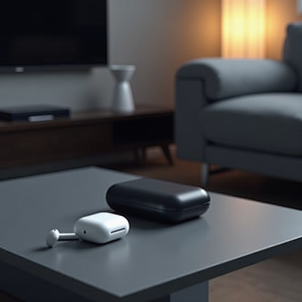 AirPods terhubung ke TV Samsung tetapi tidak ada suara