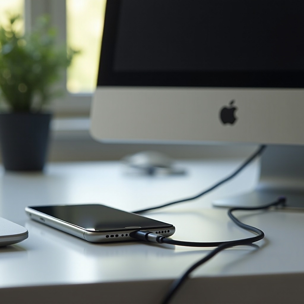 jak podłączyć iPhone do monitora komputera