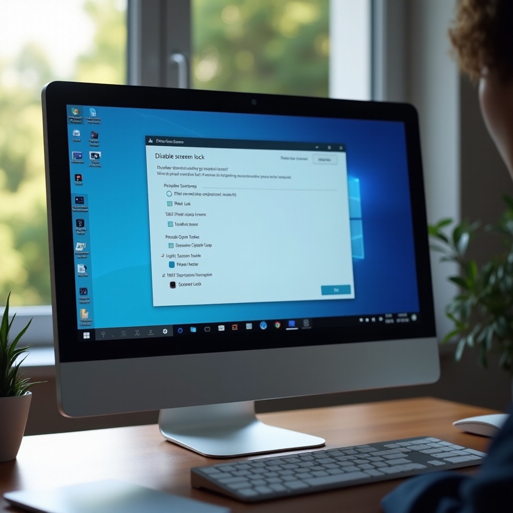 windows 10で画面ロックを無効にする方法