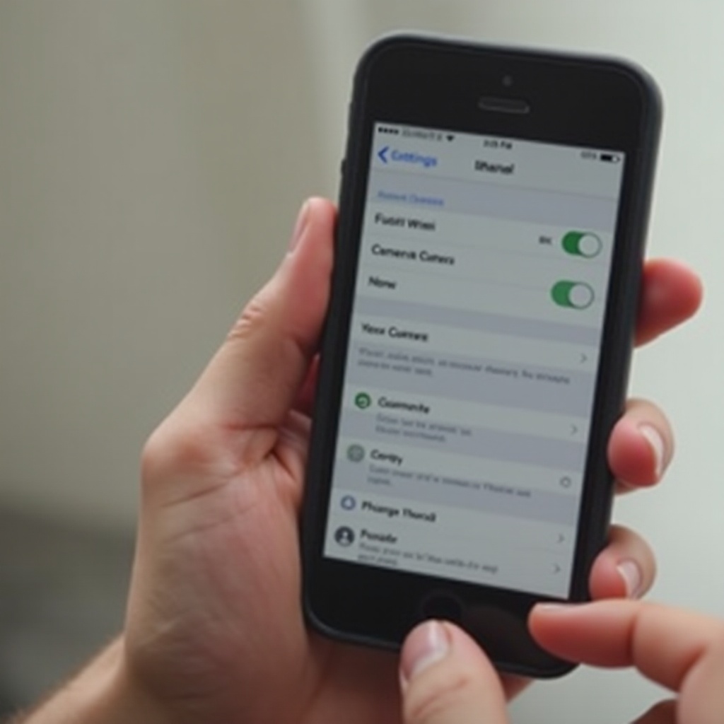 cómo apagar la cámara en el iPhone
