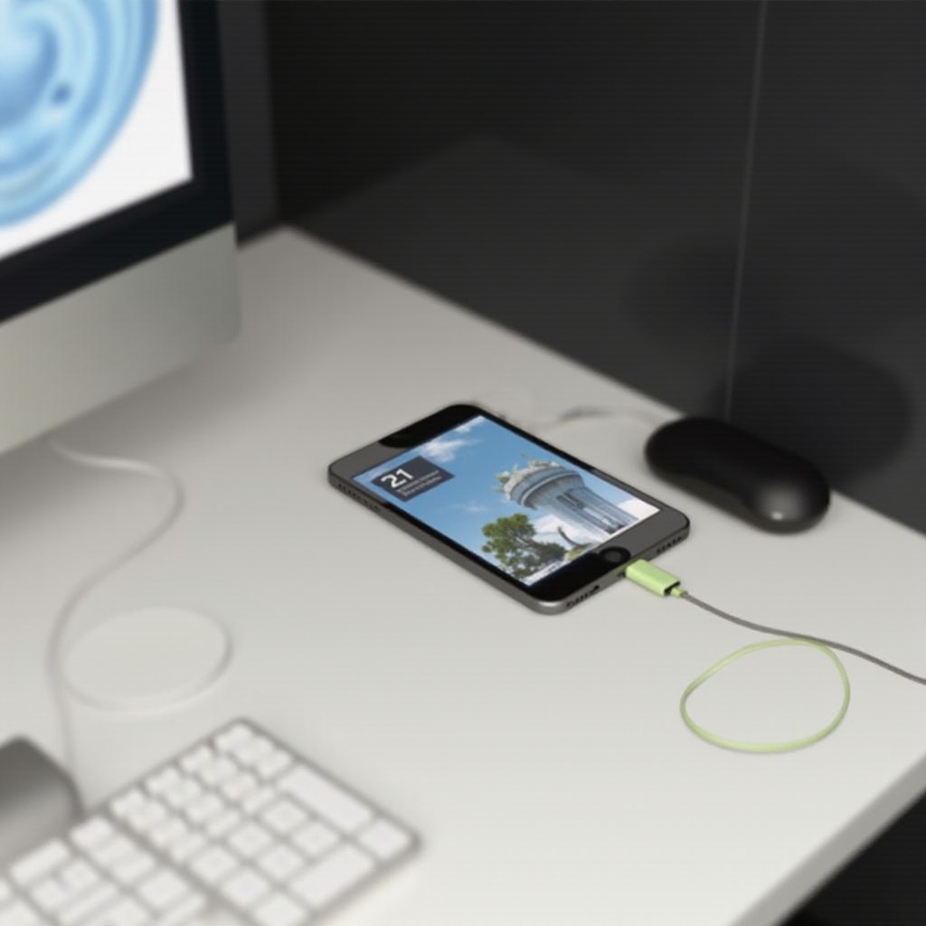 cómo conectar el iPhone al monitor de la PC