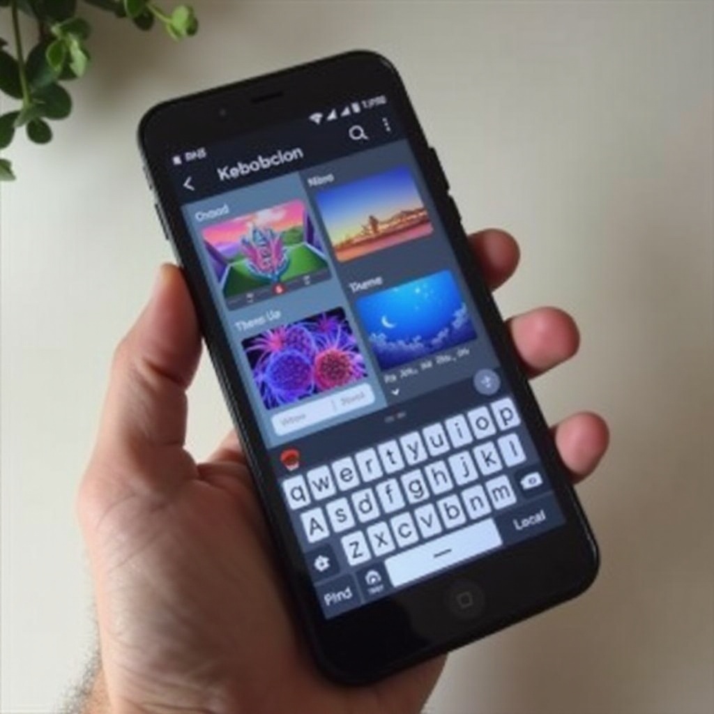 Как изменить тему на моей клавиатуре?